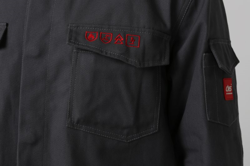 OEM 350gsm Twill FR Flame Retardant Workwear With Flap Press Studs