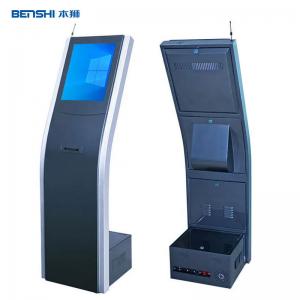 China Kiosk Queue Management System Ticket Dispenser With Calling Pan / LED Panel on sale