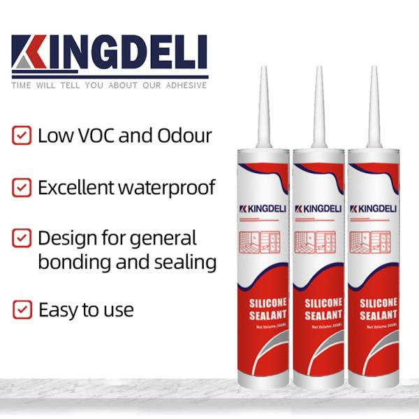 Acetic Clear Weatherproof Silicone Sealant For Aluminum Multifunctional