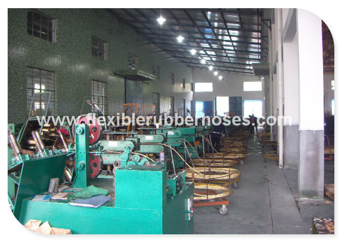 Black Hydraulic Flexible Hose , I.D. 3 / 4" Hydraulic Hose With Two Steel Wire