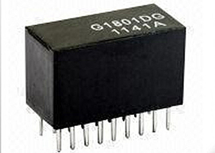 Professional Lan Transformer Coils Black Color With Router Low Insertion Loss