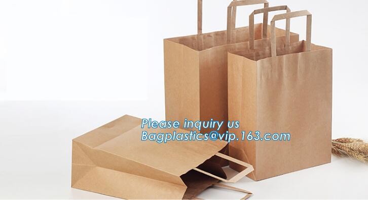 Customized White Printed Kraft Paper Shopping Bag with Twisted Handles for Cat,vintage print inspired by our own Luxury