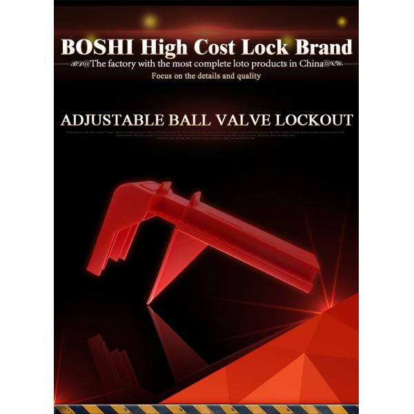 BOSHI OEM Acceptable PP Material Adjustable Safety Ball Valve Lockout