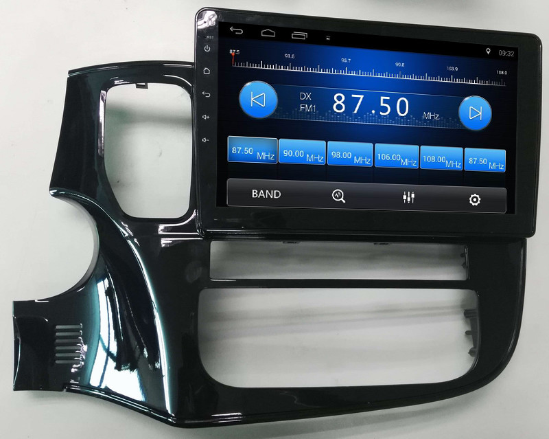 Ouchuangbo car audio gps navi android 8.1 for Mitsubishi outlander 2018 support bluetooth BDDR3 2GB 1080 Video