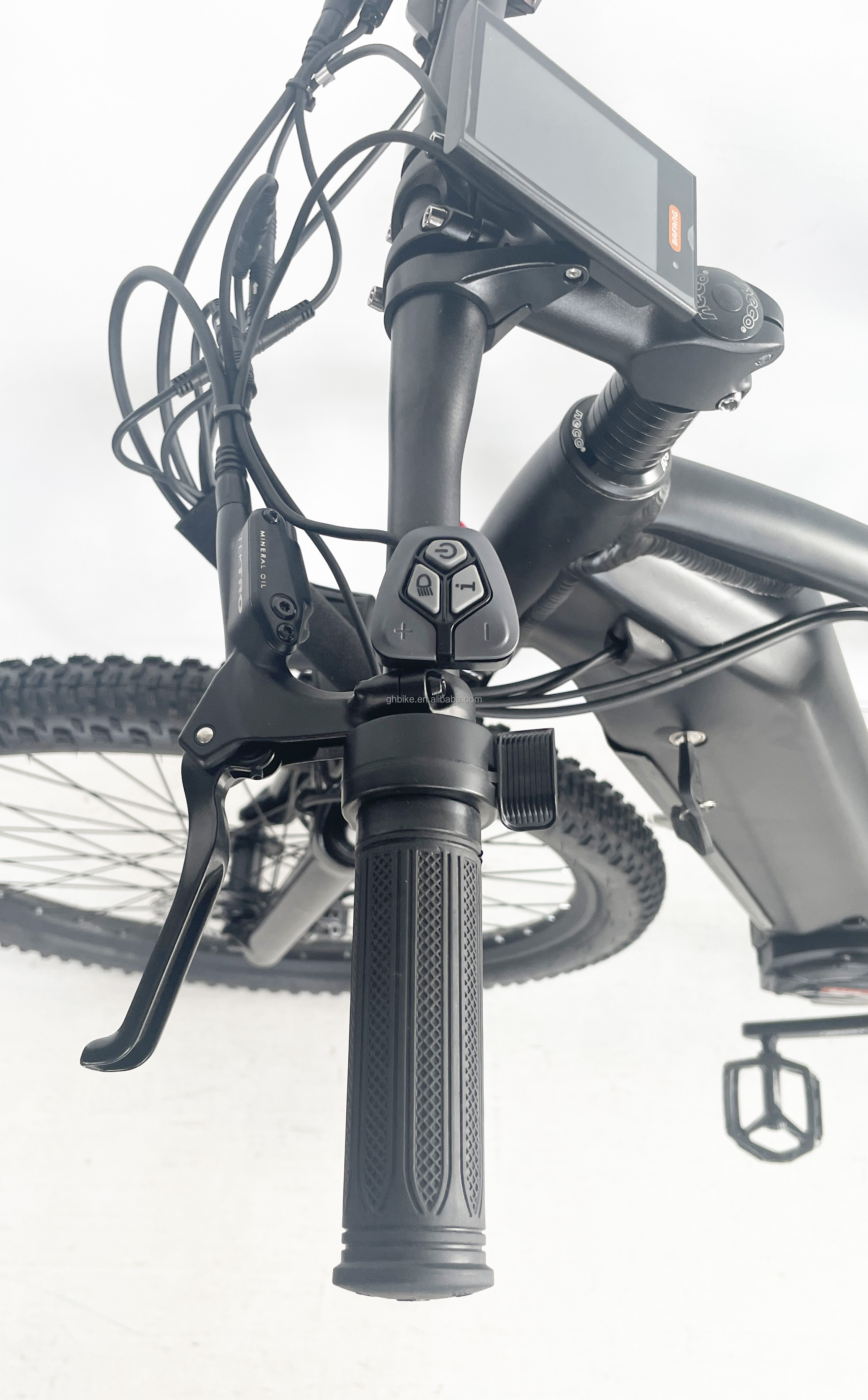 27.5" 48V 1000W 8Fun Big Power Full Suspension Electric Middle Motor Mountain Bike
