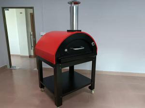 Movable Stainless Steel Pizza Oven Wood Fired CSA Burning Stove