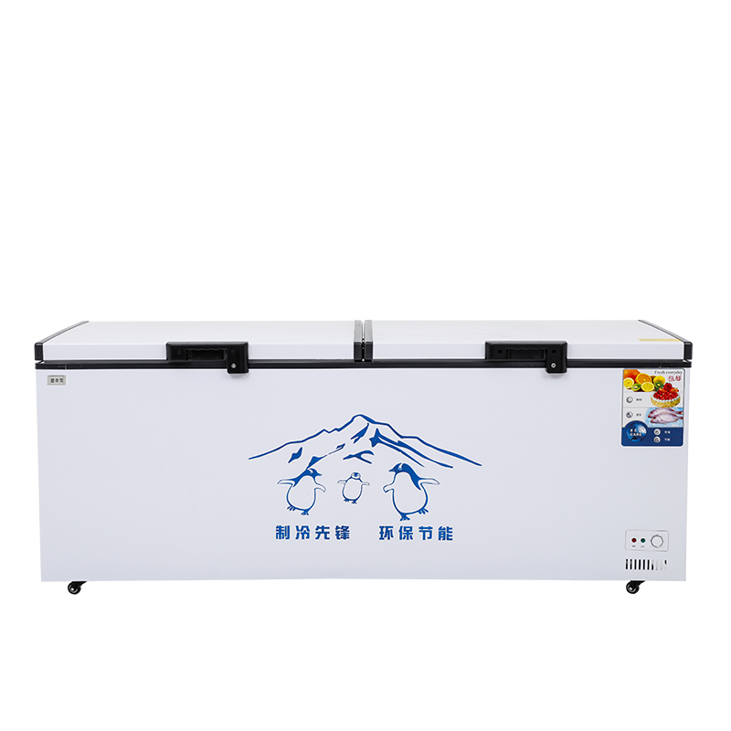 218L Commercial deep freezer refrigerator display chest freezer from China