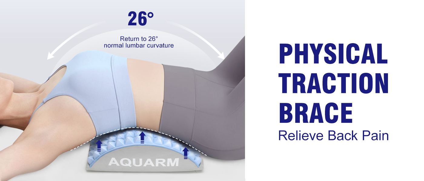 OEM Logo WOOWAVE Pillow for Neck Muscle Back Stretcher and Lower Back Pain Relief