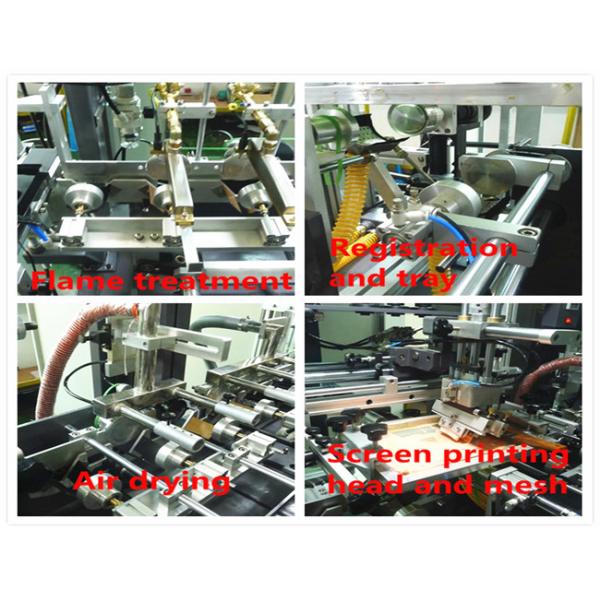 Oval Surface Medical Bottle Screen Print Machine Two Colors Printing Press