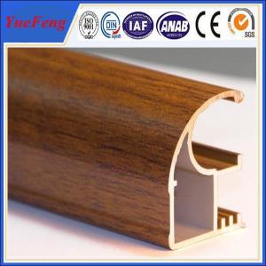 Quality Wood finished aluminum extrusion profiles,aluminum window frames price for South Africa wholesale