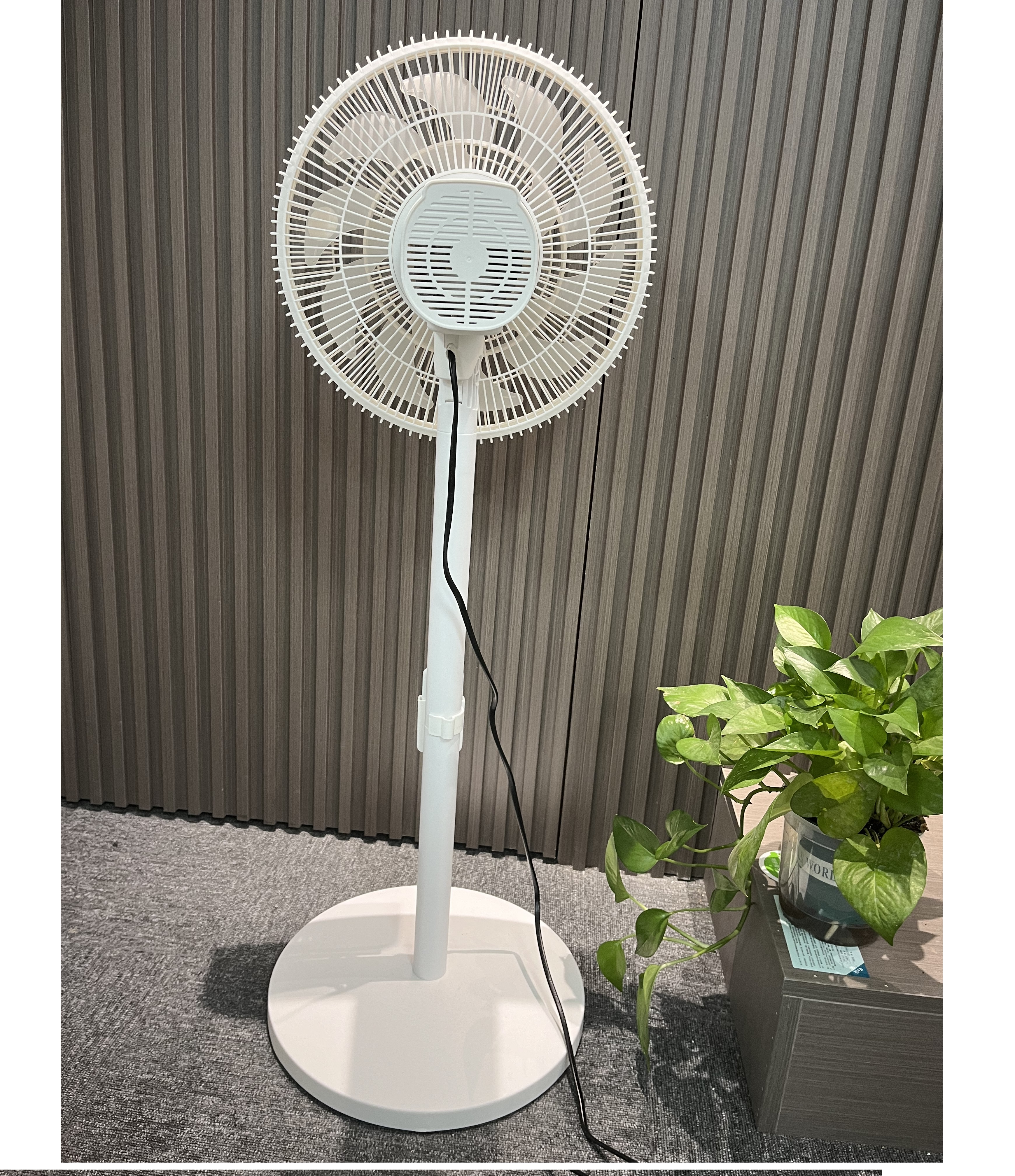 Silent Strong Wind Floor Fan with Remote and Touch Control Pedestal Installation Timer Yes
