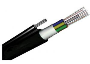 Self-Supporting Outdoor Fiber Optic Cable with Central Loose Tube / Messenger Wire