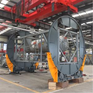 Quality Large Automatic Turning Rolls ISO Tank Rotator 20ft 40ft Swap ISO Tank Container Rotation Machine wholesale