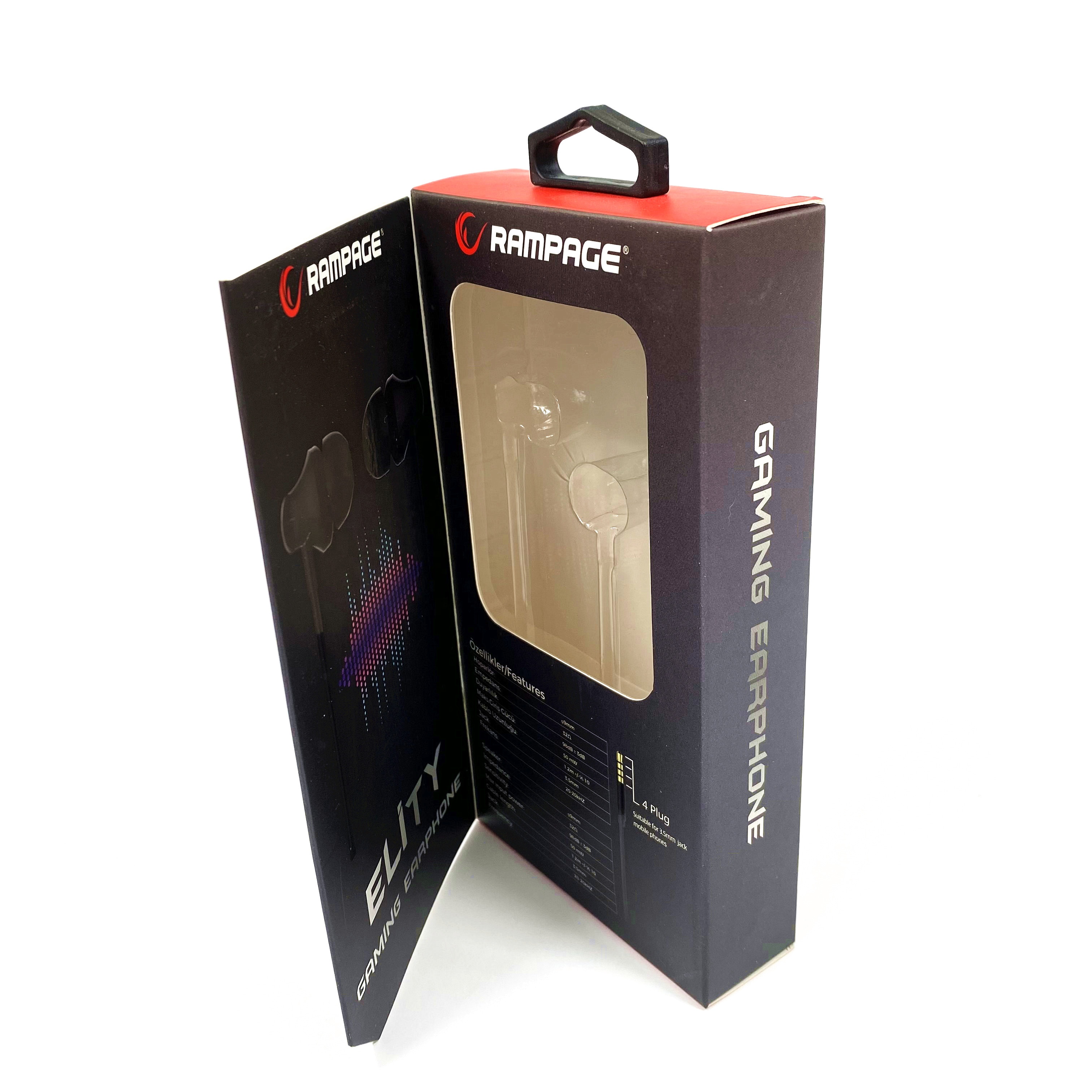 Art Paper Wireless Headset Airpods Packaging Box With Glossy Lamination Packaging