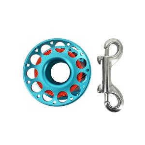 Quality Aluminum finger reel with flat rope and rotatable gravity wholesale