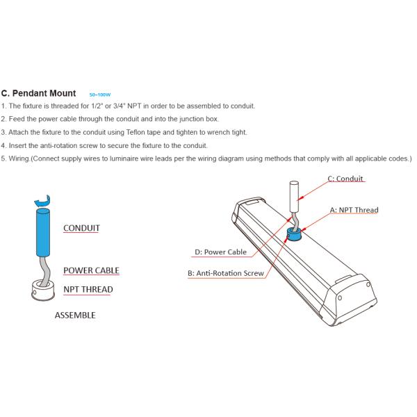 150W LED Warehouse High Bay Dimmable Motion Sensor UL LED Linear High Bay