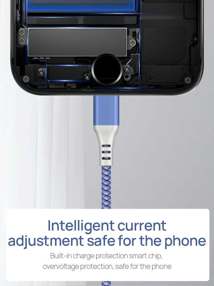 High Speed PD 20W Fast Charging USB C To Lightning Cable For Iphone