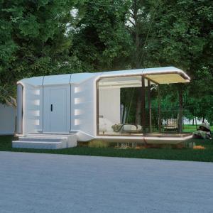 China Environmentally Friendly Capsule Container House Prefab Outdoor Office Pod on sale