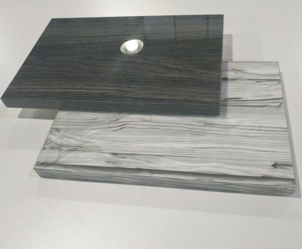 Anti scratch 19mm high gloss acrylic laminated MDF panel made in China