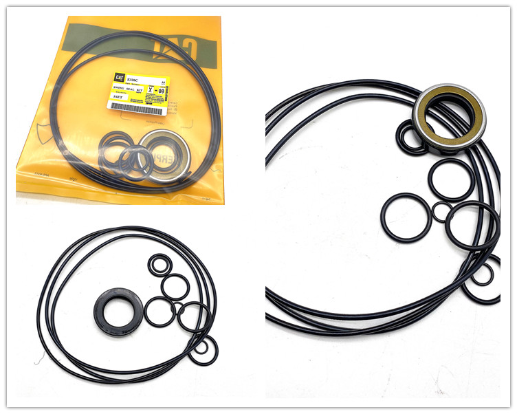 Black Swing Motor Seal Kit 5I-8643 , E320 Motor O Ring 5I-8828