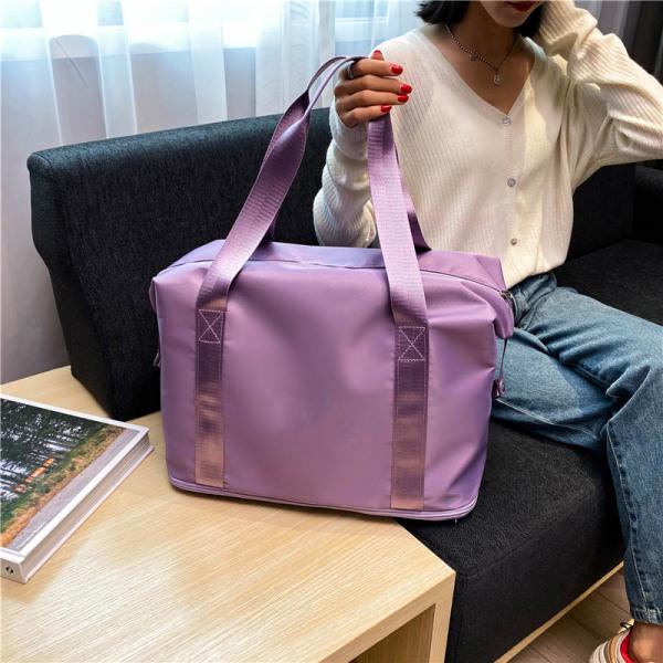 Rolling Sports Duffel Travel Bag Polyester 210D Woman Waterproof 10.63x21.65x7.09"