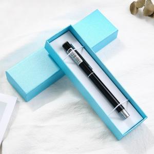Quality green glitter lid and base pen box luxury ballpoint pen paper box  custom pen gift box wholesale