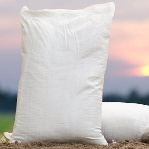 Quality White Woven Polypropylene Sand Bags Recycling Empty Gravel Bags 50KG wholesale
