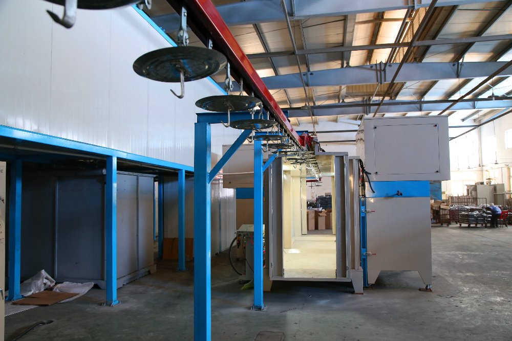 Versatile Automatic Powder Coating Line Low Maintenance Automatic Powder Coating Machine