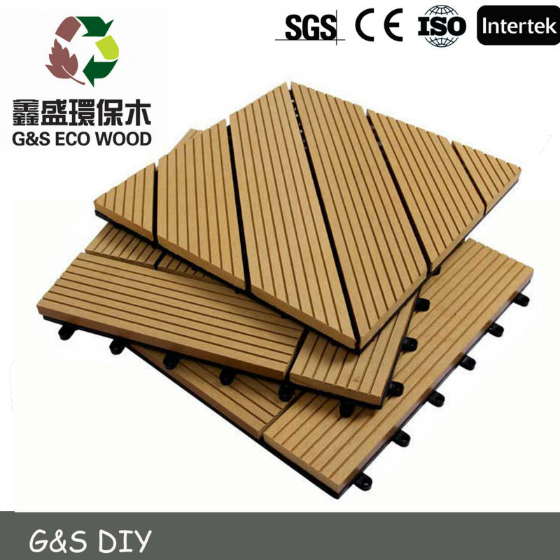 300 X 300 Wpc Decorative Wall Panels Wooden Floor Redrose Diy Interlocking Deck Tiles