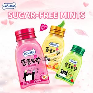 China Do's Farm Colorful Bottle Sugar Free Mint Candy Lovely Cat Design on sale