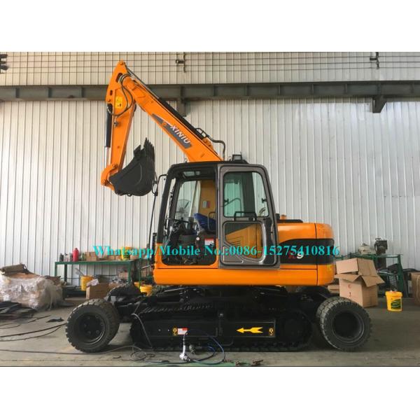 Wheel Digger Heavy Earth Moving Machinery Used In Construction Sites X8 8 Ton