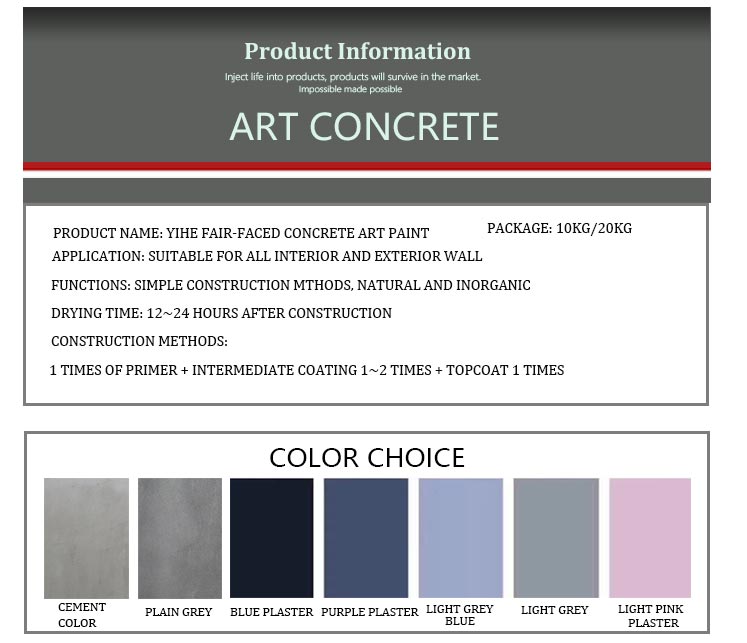 Single Component High Hardness Wall Designs Matte Micro cement for Existing Finishes