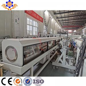 China 90-250MM Capacity PE Pipe Extrusion Machine Big Pipe Size Low Power Consumption on sale
