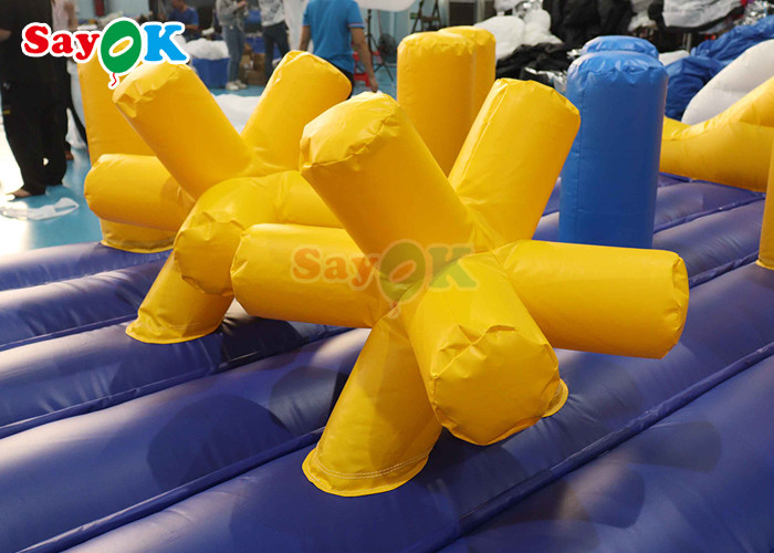 Digital Pringting Commercial Bounce House 36ft Kids Land Inflatable Obstacle Course Game Equipment