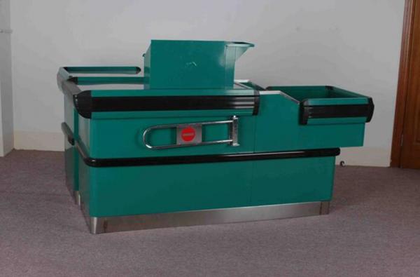 Cheap Customizable Grocery Store Checkout Counters L Shaped ISO9001 Certification for sale