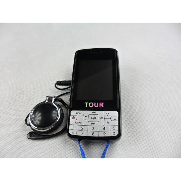 007B Automatic Tour Guide System With LCD Screen , Black Digital Audio Guide