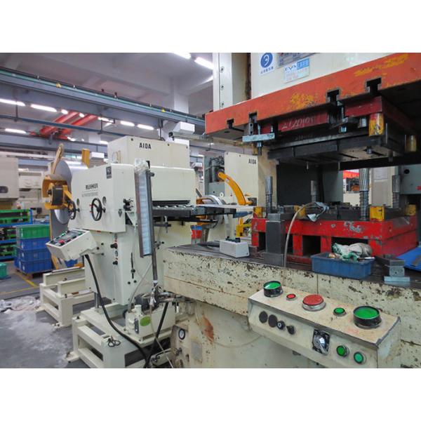 Precision Pneumatic Clamp Servo Feeder Press Metal Stamping Automation