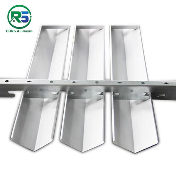 Commercial Office Suspended Metal Ceiling Systems Modern External Timber V