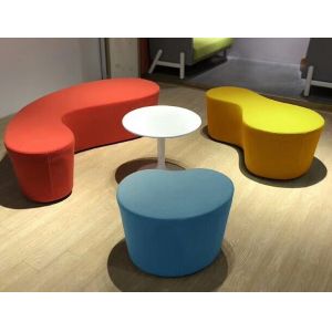 Public Area Sofa For Rest Area Fabric Couch