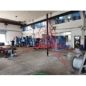 Quality Playground Pyramid Climbing Net Spider Net For Kids Climbing wholesale