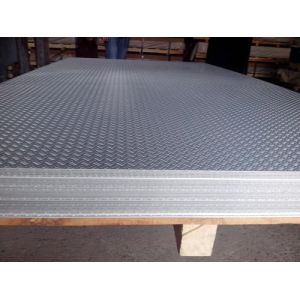 5 Bar Aluminium Checked Plate , 0.6mm--6.0mm