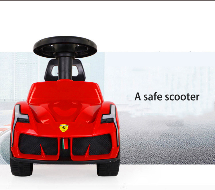 Music Switch Button One-Key Start-Stop Children's Scooter Balance Ride On Cute Swing Car