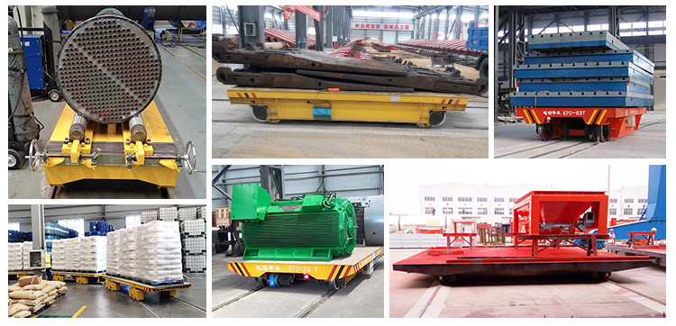 30 Ton Heavy Duty Material Handling Platform Cable Powered Electric Flat Transfer Cart With Lifting System