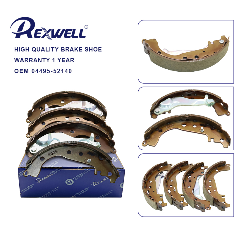 04495-52140 04495-52140 04495-52100 04495-52090 Brake Shoe Kit For Toyota Yaris Vios Vitz Prius Axio NCP90 NCP95 NHW20 NZE121 NZE141