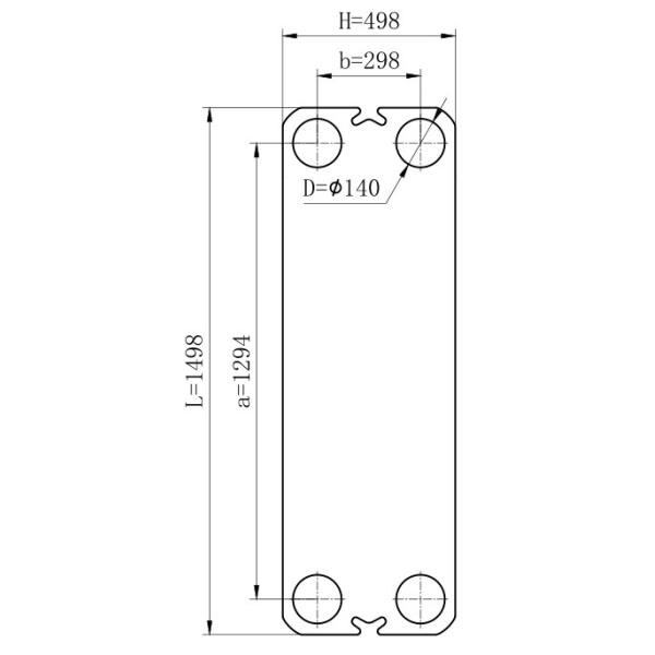NBR M15M Phe Clip On Gasket For Plate Heat Exchanger