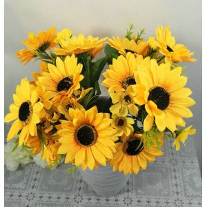 Quality Decorative Plastic Sunflower Artificial Decoration Sunflower wholesale