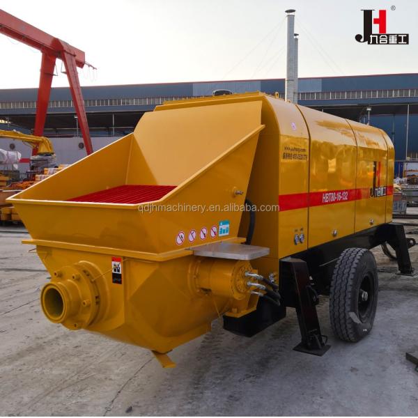 Diesel And Electric Power Type Tow Behind Trailer Stationary Station Concrete Pump Schwing Stetter Concrete Pumps