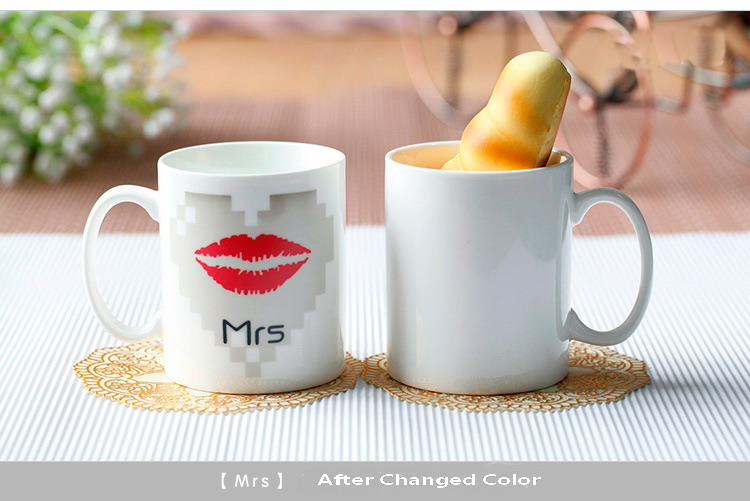 Mrs Heat Sensitive Color Changing Mugs Personalised Colour Changing Mugs