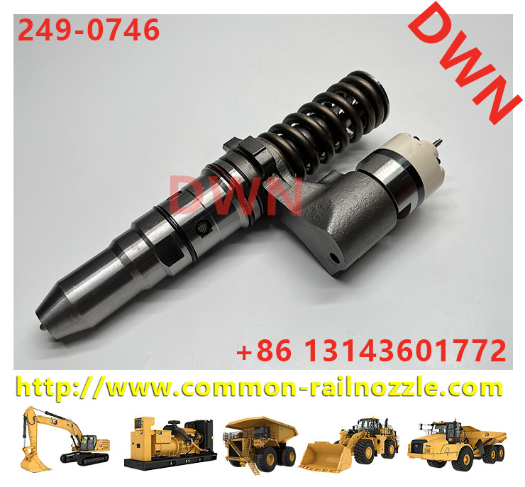 249-0746 Common Rail 3152B Diesel Engine Fuel Injectors 10R-2826 10R-2827