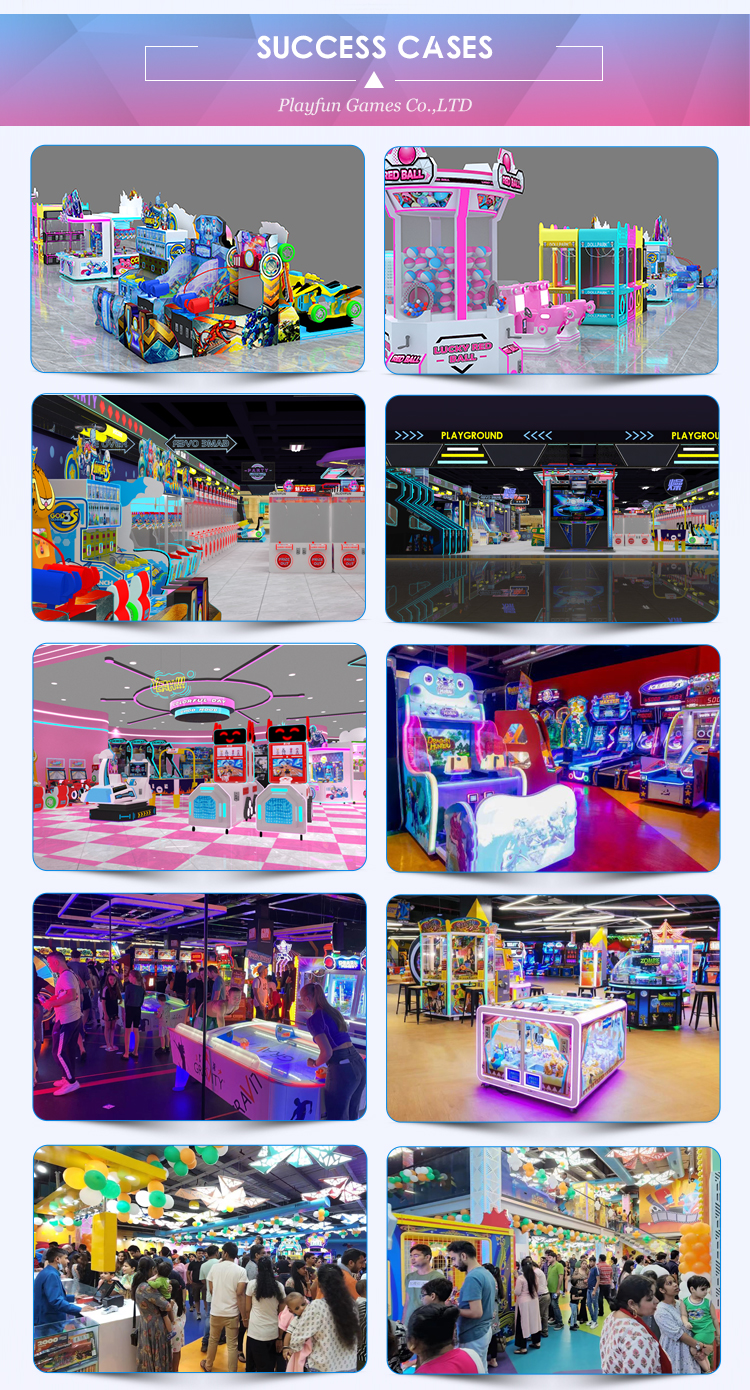 Playfun Factory New Design Big Moved Star Crane Game 30 cm Claw Toy Crane Football Gift Game Machine for Sale